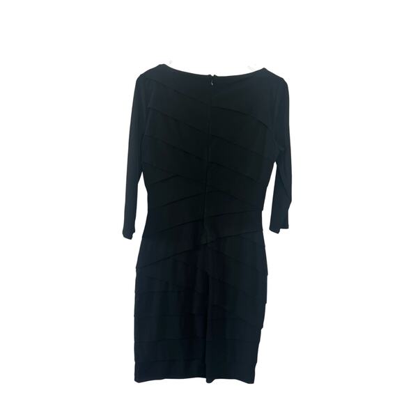 White House Black Market Instantly Slimming Sheath Black Dress Size 8 - Picture 2 of 13